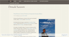 Desktop Screenshot of donaldsassoon.com